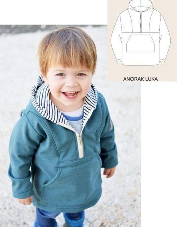 patrón gratis anorak infantil
