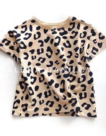 patrón camiseta de punto para niña