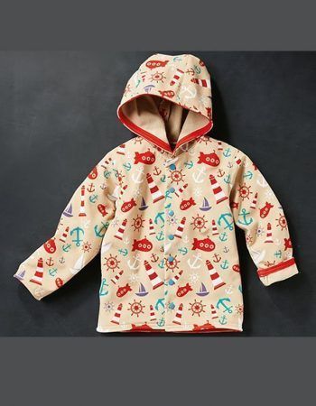 patrón gratis Chaqueta infantil con capucha