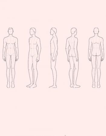 Descarga figurín de hombre vector