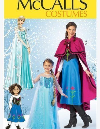 patrón frozen vestido disfraz para coser