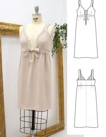 Patrón vestido lencero