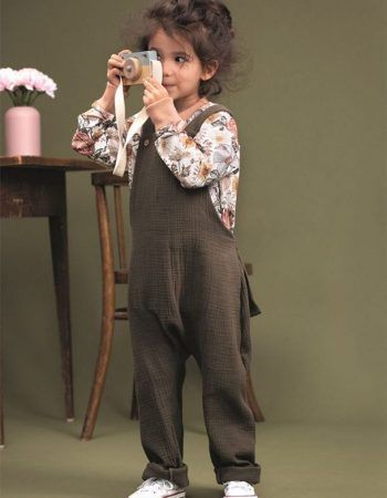 patrón costura Peto infantil