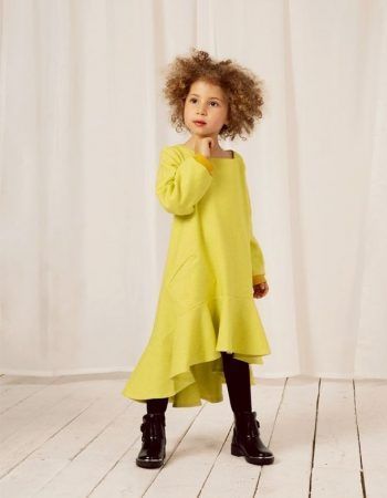 Vestido asimétrico patrón gratis para niña