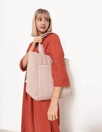 Patrón bolso acolchado, bolsa grande
