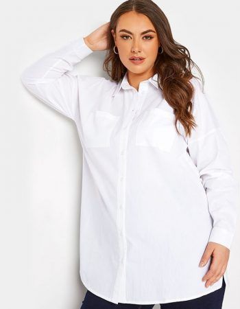 camisa clásica mujer patrón talla grande