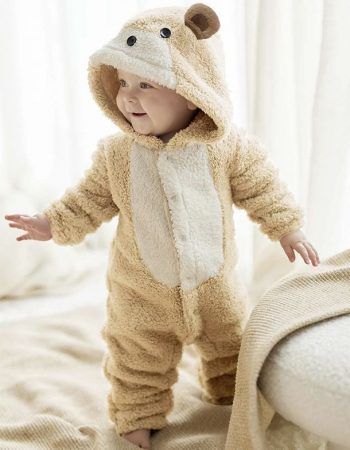 Patrón mono enterizo Oso para bebe