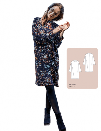 Patrón vestido fácil mujer para coser