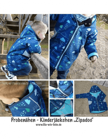 Patrón chaqueta impermeable infantil para coser gratis