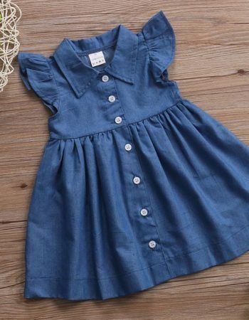 Patrón vestido camisero para niña PARA COSER