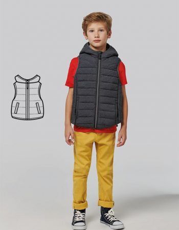 Patrón chaleco unisex infantil gratis
