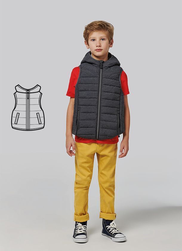 Patrón chaleco unisex infantil Patrón chaleco unisex infantil gratis