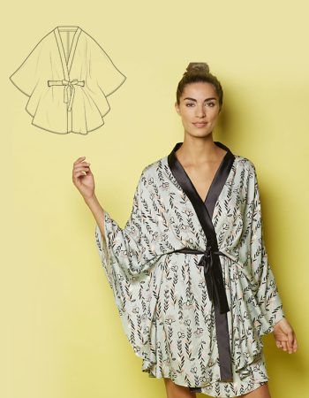 Patrón bata kimono en pdf gratis