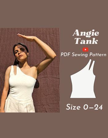 patrón top asimétrico en pdf para coser gratis