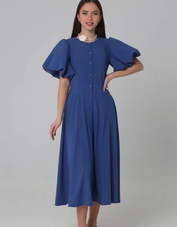 vestido manga farol patrón gratis en PDF