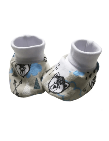 Patrón patucos bebe gratis en PDF coser fácil
