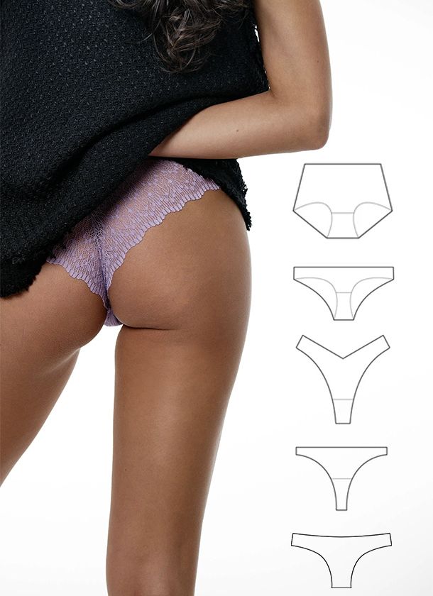 Patrones pack braguitas Patrones pack braguitas en pdf para coser gratis