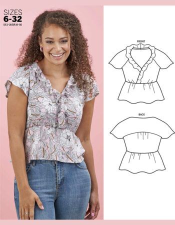 Blusa volantes Bethan gratis pdf