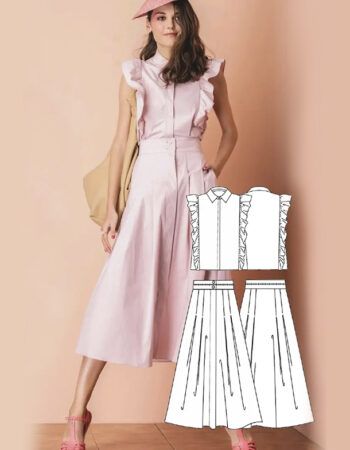 camisa y falda Marella patrones gratis en pdf