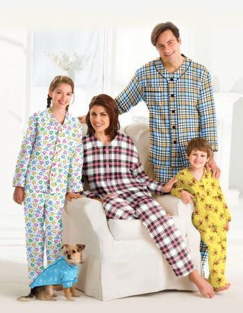 Pack patrones pijama familiar gratis PDF
