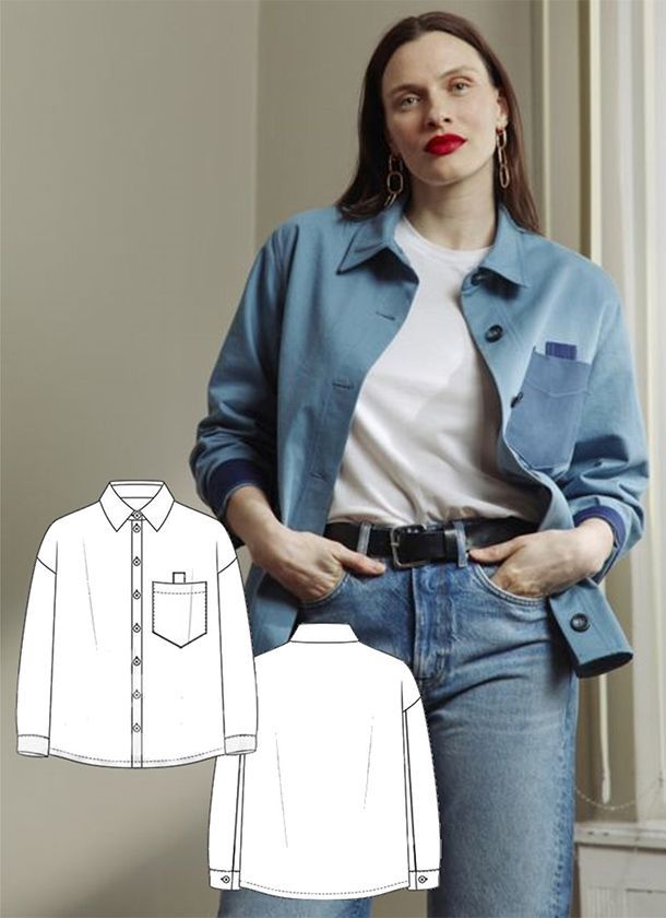 Patrón camisa mujer Patrón camisa mujer gratis en PDF