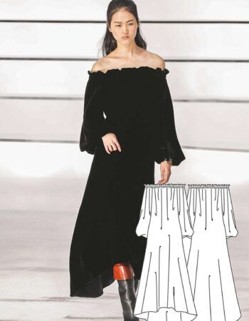 Patrón vestido midi gratis PDF