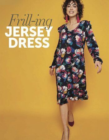 Vestido Jersey Dress patrón gratis PDF