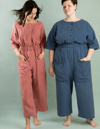 Patrón mono pantalón gratis en PDF plus size