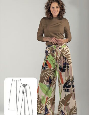 Patrón pantalón atado GRATIS en PDF