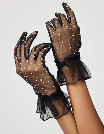Guantes para mujer de tul patrón gratis PDF