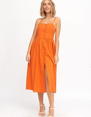 Patrón vestido midi botones en PDF gratis