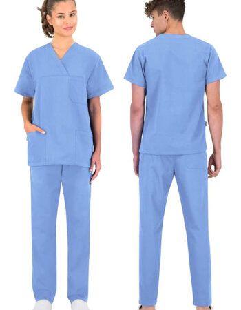 patrón uniforme sanitario unisex gratis PDF