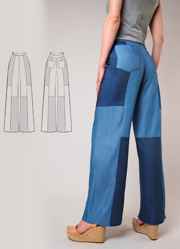 Patrón pantalón vaquero Patrón pantalón vaquero gratis PDF
