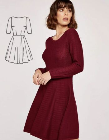 Patrón vestido Skater Dress gratis en pdf