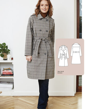 Patrón gabardina mujer patrón gratis PDF