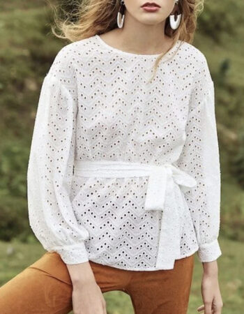 patrón blusa de encaje grais en PDF