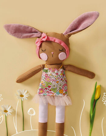 Patrón muñeca para coser peluche conejo en PDF