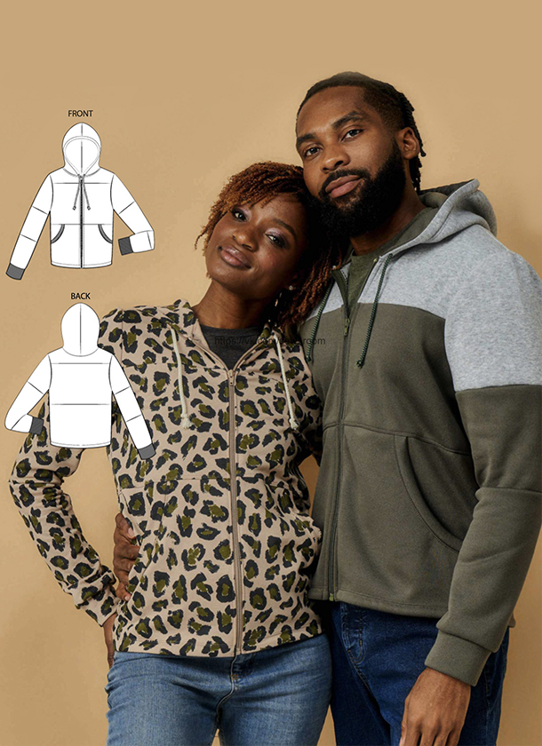 Patrón sudadera unisex Patrón sudadera unisex patrón gratis PDF