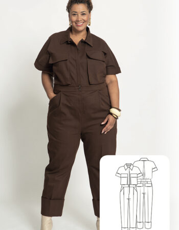 Mono pantalón Jumpsuit gratis tallas grandes PDF