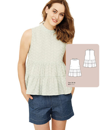Blusa cuello mao patrón gratis PDF