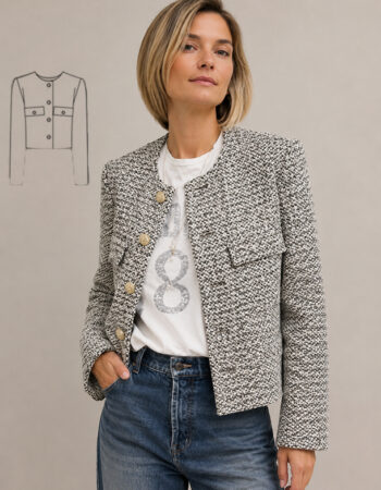 Patrón chaqueta tweed gratis PDF