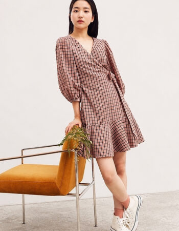 patrón vestido con volante gratis en PDF