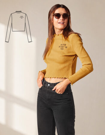 Patrón camiseta básica fácil gratis en PDF