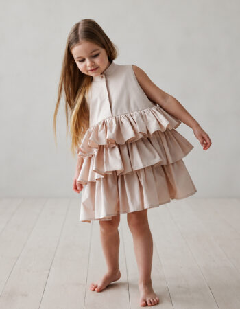 Patrón vestido volantes Niña gratis PDF